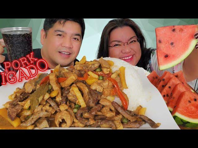 PORK IGADO | MUKBANG ASMR | Filipino Food | Mukbang Philippines