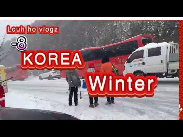 TAEBEAKSAN KOREA TOUR | 태백산 한국 투어 | Louh ho vlogz