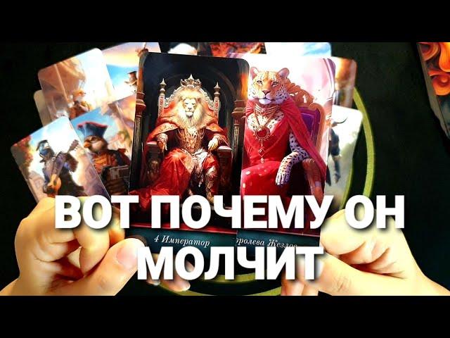 ПОЧЕМУ ОН ЗАМОЛЧАЛ ЭТО УЖЕ КОНЕЦ ИЛИ НЕТТаро Расклад #таро #tarot #гадание #таролог