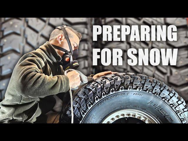 Grooving MUD Tires For SNOW