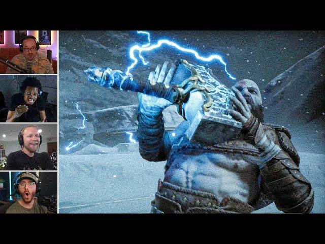 Streamers React to God of War Ragnarok, Kratos Getting Defibrillation (GOW:Ragnarok)