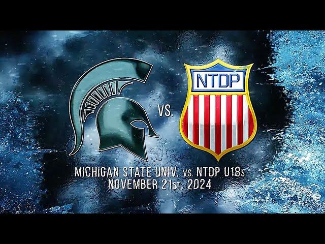 HIGHLIGHTS: USA U18s vs. Michigan State University (11/21/24)