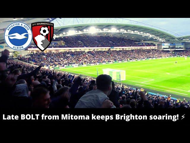 CON GOL DE KAORU MITOMA EL BRIGHTON VENCE AL BOURNEMOUTH | Brighton 1-0 Bournemouth | MATCH DAY VLOG