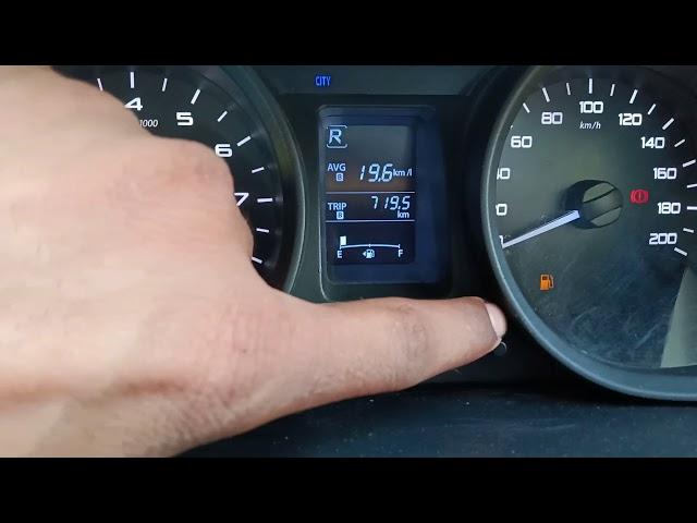 TATA TIAGO METER DETAILS AND SIGN