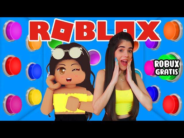 100 BOTONES misteriosos de ROBLOX (GANÉ MUCHOS ROBUX) | Ani Cat