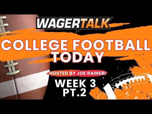 College Football Week 3 Picks and Predictions | West Virginia vs Pitt | College Football Today 9/13