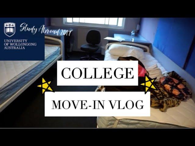 College Move-In Vlog! ⭐️Study Abroad: University of Wollongong Australia 2019