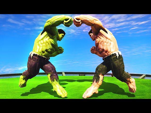 HULK Battle VS HUMAN HULK (GTA 5 RP)