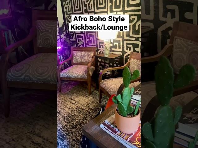 Afro Boho Style Kickback/Lounge - Inspiration to Transform Your Space!