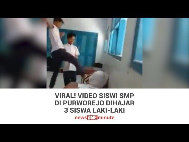 Viral! Video Siswi SMP di Purworejo Dihajar 3 Siswa Laki laki