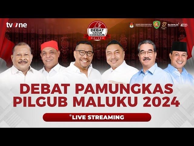 [LIVE] Debat Pamungkas Calon Gubernur dan Wakil Gubernur Maluku | tvOne