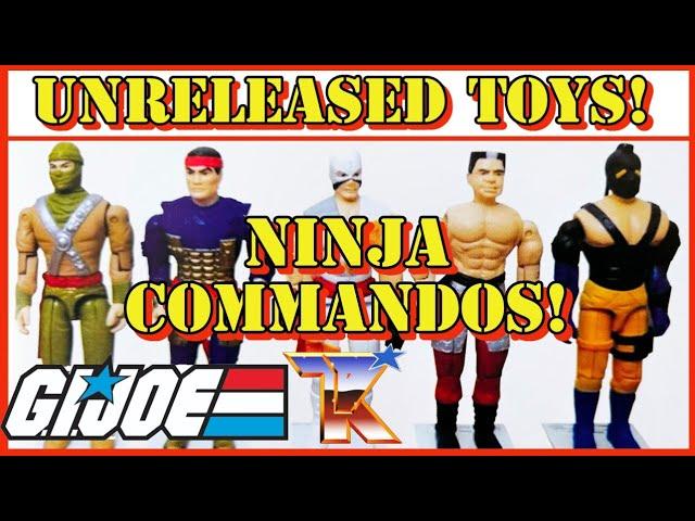 Unreleased GI Joe Ninja Commandos | Cancelled 1995 Figures | Unproduced Vintage Toys