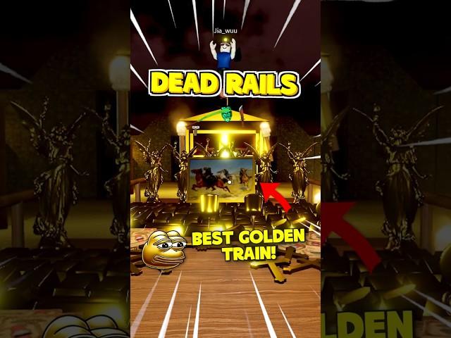 He built the BEST GOLDEN TRAIN in Dead Rails  #roblox #deadrails