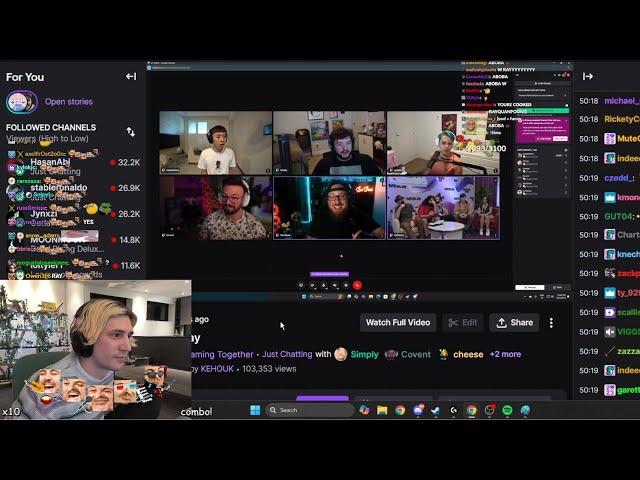 xQc Reacts to Twitch CEO Inviting Ray on Stream just to Ban him