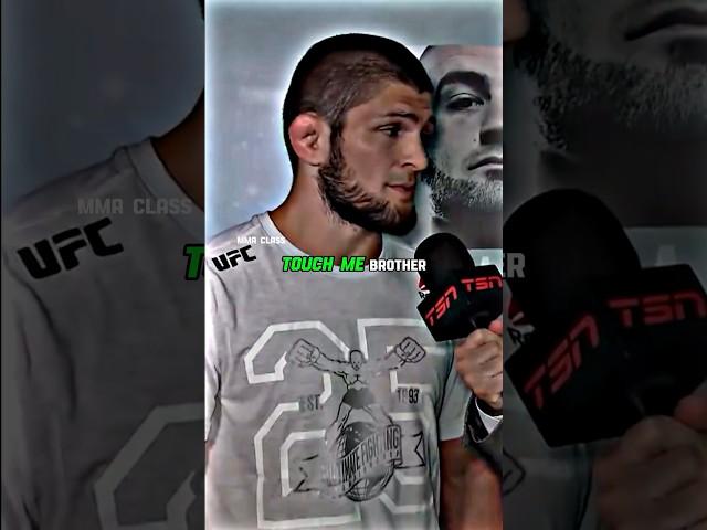 When Khabib SCARED the reporter #khabib #khabibnurmagomedov #shorts #shortsfeed #fyp