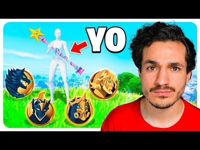 Fui la Persona MAS TRYHARD en Fortnite por 1 DIA!