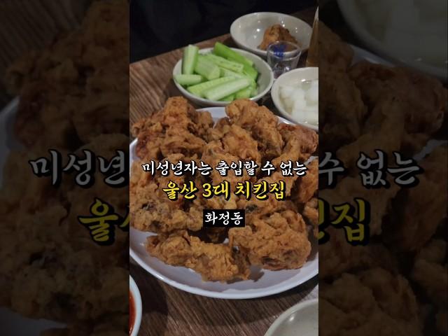 미성년자는 출입할 수 없는 치킨집! #울산 #울산맛집 #울산동구맛집 #화정동맛집 #멕캔치킨 #후라이드치킨 #치킨맛집