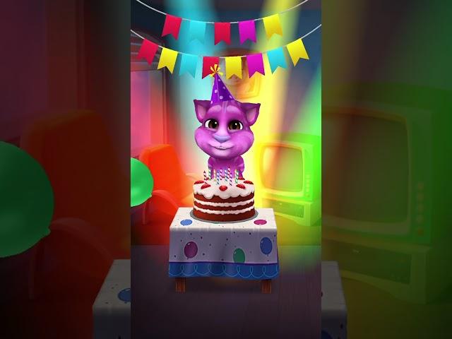 I Just got the Grimace Shake for Talking Tom Grimace #shorts