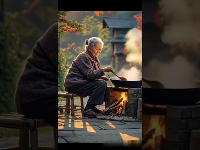 Peaceful Village Life | Grandma Cooking Under the Tree #villagelife #simpleliving #treehouses