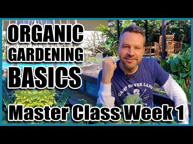 Organic Gardening Basics  - Week 1 of 4