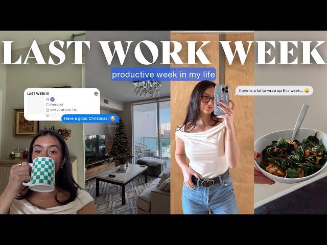 LETS WRAP UP THE YEAR!!! | last work week, dinner with strangers, and life updates