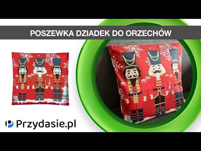 Poszewka poduszkę dekoracyjna 40x40 jasiek święta dziadki do orzechów | PrzydaSiePL