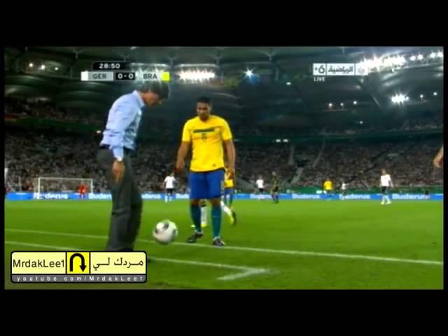 Mano Menezes (Brazil coach) Thumbs Up Joachim Löw (Germany Coach)