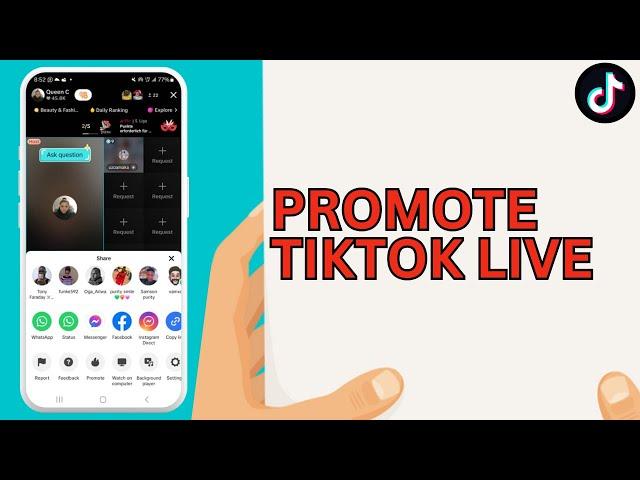 How to Promote Tiktok Live Video