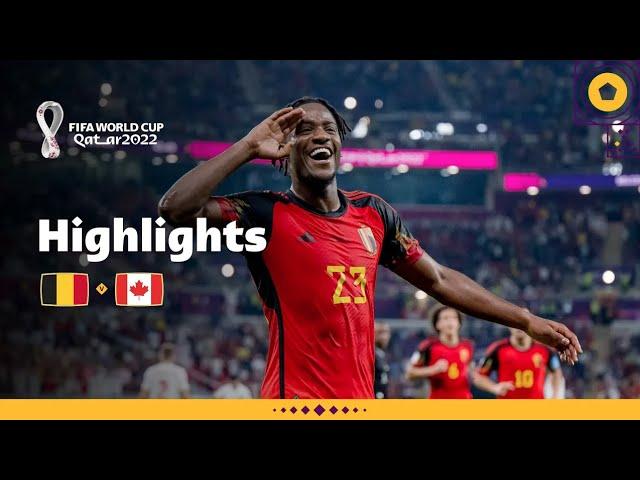 Alphonso Davies v Kevin De Bruyne | Belgium v Canada highlights | FIFA World Cup Qatar 2022