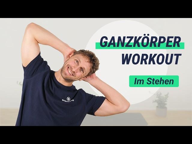 Ganzkörper-Workout im Stehen - 15 Minuten Muskeln aufbauen und schnell Fett verbrennen!