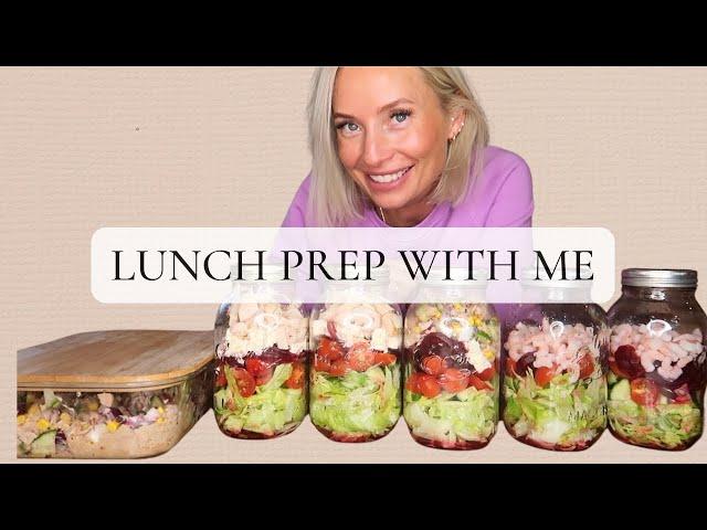 LUNCH PREP THAT HELPED ME LOSE 3 STONE IN 12 MONTHS| SALAD JARS |BACK TO ROUTINE WITH HELLO FRESH AD