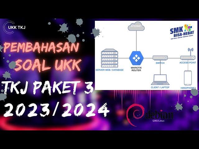 Pembahasan UKK TKJ Paket 3 Tahun 2023/2024 || VLSM Wordpress Database VirtualBox