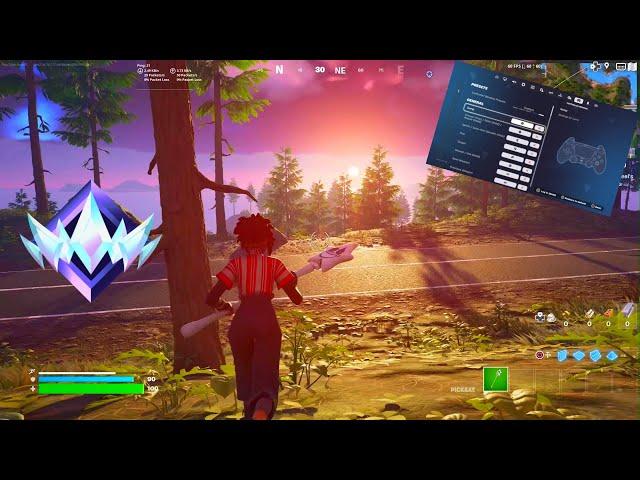 PS5 Fortnite Chapter 5 Season 2 RANKED Gameplay + NEW Best Chapter 5 Fortnite Controller Settings