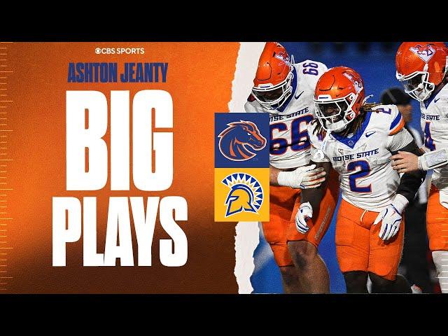 Ashton Jeanty rushes for 3 TD's in win over San Jose State | Highlights