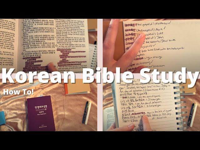 How to Study the Bible in Korean (& Other Languages)