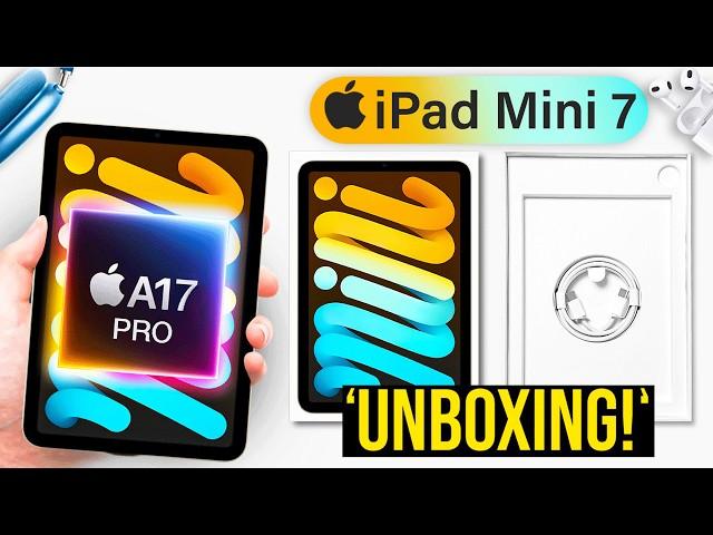 2024 iPad Mini 7 UNBOXING Review - HANDS-ON First LOOK!