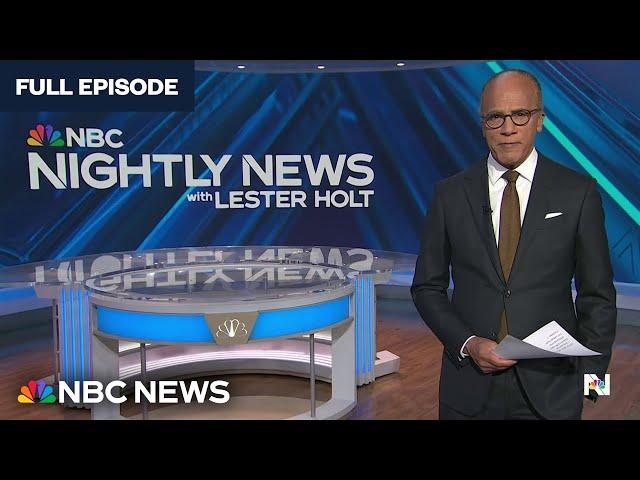 Nightly News Full Broadcast - Oct. 7