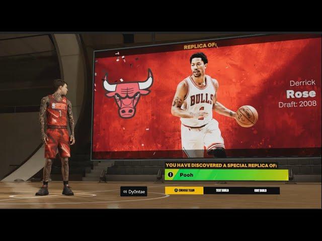 HOW TO MAKE PRIME DERRICK ROSE "POOH" REPLICA BUILD IN NBA 2K23! NEW SPEED DEMON POINT GUARD BUILD!