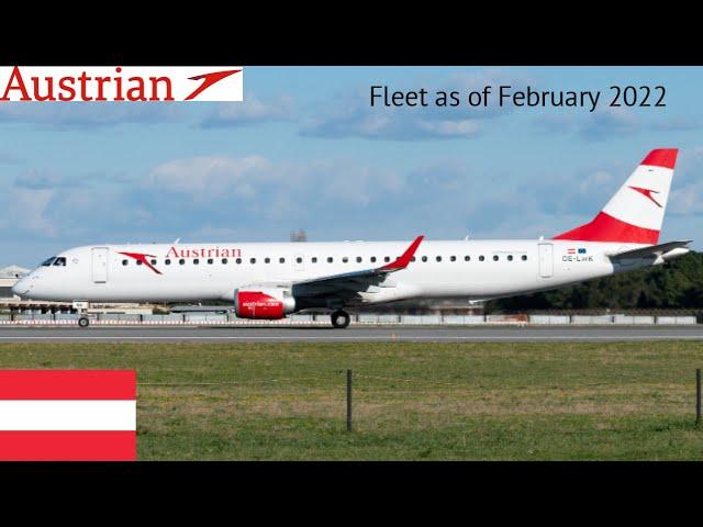 Austrian Airlines Fleet as of February 2022