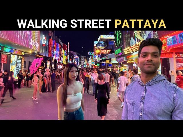 Exploring Walking Street Pattaya: Crazy Nightlife | Travel Vlog | Thailand #pattaya #thailand #vlog