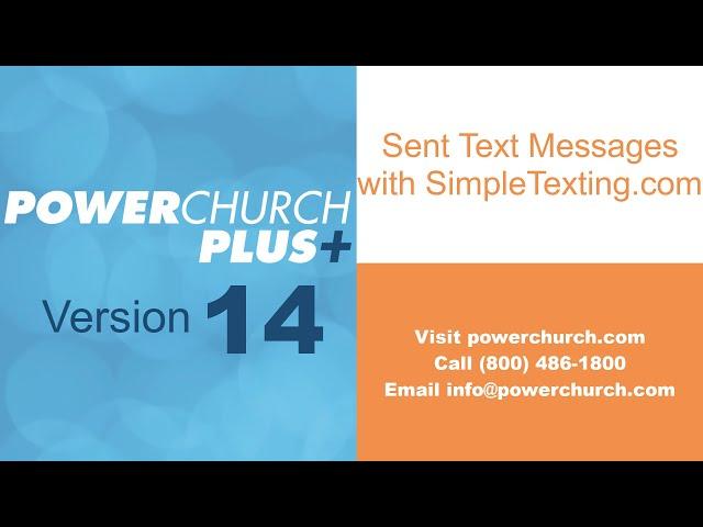 Version 14 - Send Text Messages with SimpleTexting.com