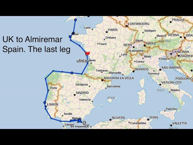 Sailing from UK to Almerimar Spain. How much did it cost?  The last leg.