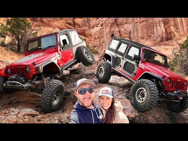 Our FIRST Moab EJS Experience!! Trail Ride With @barnes4wd  & @MattsOffRoadRecovery