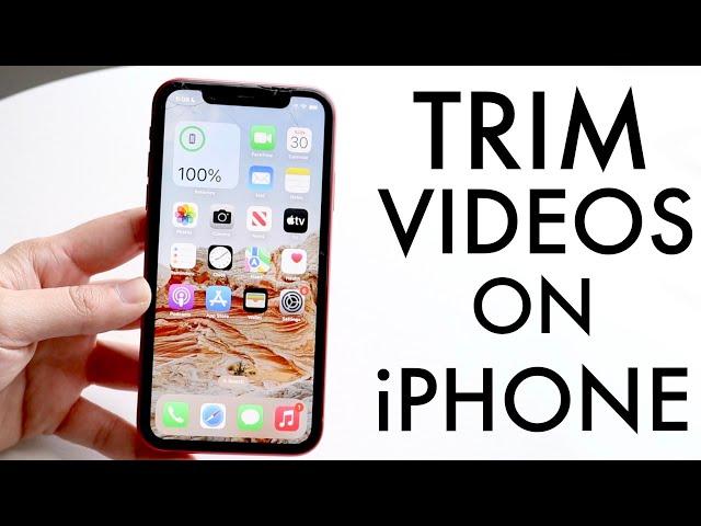 How To Trim Videos On iPhone!