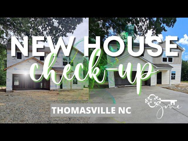 New Construction Check-up House Tour | We Got Cabinets! :) | Realtor Broker-Owner Greensboro NC