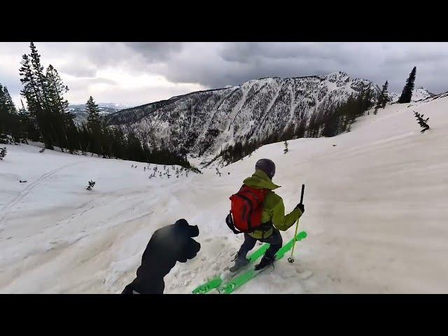 Birthday Chute Ski -- near Vail, CO