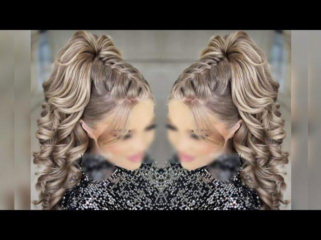 خطوات تسريحة شعر كتير حلوة وسهلة للافراح خطوة بخطوة  Hairstyle  تعلم تساريح الشعر