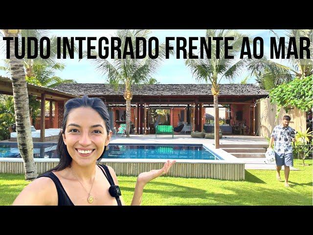 Tour pela CASA NOVA DE PRAIA tudo integrado | Casa Mareia Barra Grande Pi