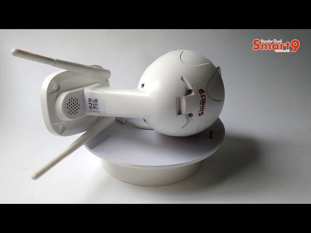 Smart9 Mini Speed Dome PTZ Wifi Camera, HD 1080P, CCTV Surveillance, Security Alarm