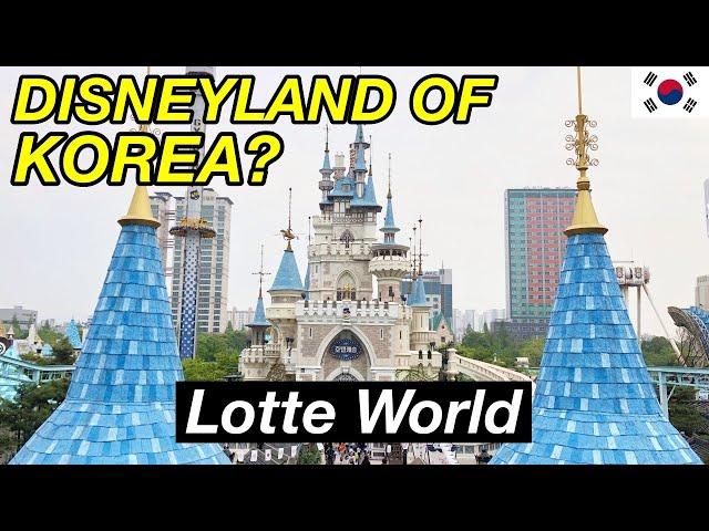 BIGGEST Indoor Theme Park in Asia! | Lotte World Adventures in Seoul, South Korea